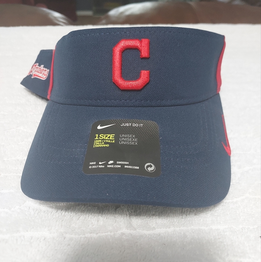 Nike Cleveland Indians visor NWT